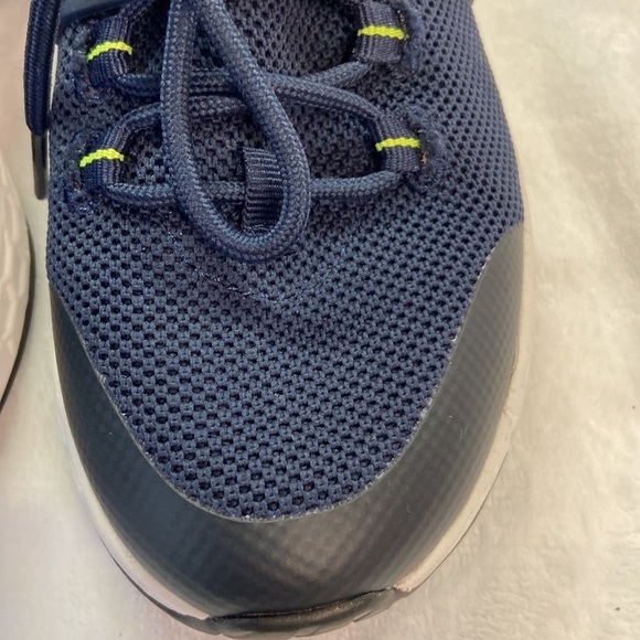 Calvin Klein Aleah Athletic Training Sneaker Navy/Neon Green Preowned Size 7M - Picture 8 of 16